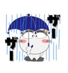 ハチワレ猫★擬音語・擬態語（個別スタンプ：11）