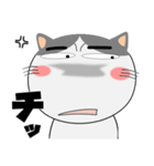 ハチワレ猫★擬音語・擬態語（個別スタンプ：17）