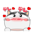 ハチワレ猫★擬音語・擬態語（個別スタンプ：19）