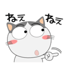 ハチワレ猫★擬音語・擬態語（個別スタンプ：24）
