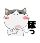 ハチワレ猫★擬音語・擬態語（個別スタンプ：30）