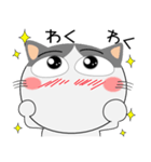 ハチワレ猫★擬音語・擬態語（個別スタンプ：40）