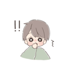 敬語で伝える男の子（個別スタンプ：32）