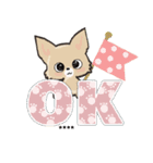 【チワワ】愛犬の名前にできる！！カスタム（個別スタンプ：7）