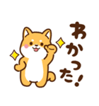 赤豆柴 きなこ♡毎日使えるスタンプ（個別スタンプ：15）