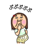【BIG】可愛すぎない女子のスタンプ 5（個別スタンプ：34）