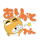 毎日、柴犬くん デカ文字（個別スタンプ：9）