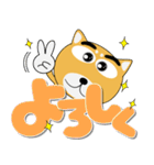 毎日、柴犬くん デカ文字（個別スタンプ：19）