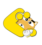 毎日、柴犬くん デカ文字（個別スタンプ：21）