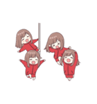 うごく！ミニジャージちゃんず（個別スタンプ：4）