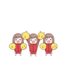 うごく！ミニジャージちゃんず（個別スタンプ：10）