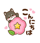 黒豆柴 あずき♡毎日使えるスタンプ（個別スタンプ：3）