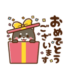 黒豆柴 あずき♡毎日使えるスタンプ（個別スタンプ：38）