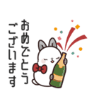 飛び出す♪大人可愛いうさぎレディ（個別スタンプ：17）