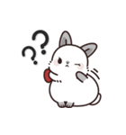 飛び出す♪大人可愛いうさぎレディ（個別スタンプ：22）