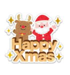 毎年使える！お正月＆Xmas【シール風】（個別スタンプ：5）