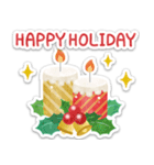 毎年使える！お正月＆Xmas【シール風】（個別スタンプ：6）