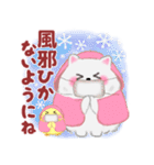 ポメラニアン「ぽちゃん」冬（個別スタンプ：21）