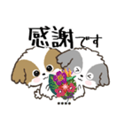 愛犬の名前に出来る！カスタム【シーズー】（個別スタンプ：4）