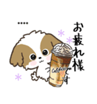 愛犬の名前に出来る！カスタム【シーズー】（個別スタンプ：17）