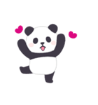 【あいさつ】動く！もふもふパンダンミニ（個別スタンプ：20）