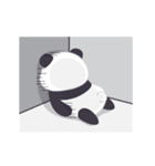 【あいさつ】動く！もふもふパンダンミニ（個別スタンプ：22）