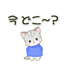 セーターベビーにゃんこ 家族連絡（個別スタンプ：6）