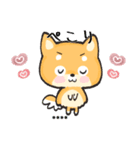 愛犬の名前に出来る！カスタム【柴犬】（個別スタンプ：15）