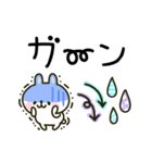 カラフルうさぎ♡可愛いスタンプ（個別スタンプ：27）