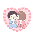 ラブが止まらない！ましまろベビーちゃん（個別スタンプ：1）