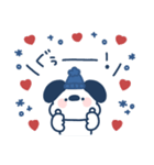 ゆる犬◎冬のあいさつスタンプ #2（個別スタンプ：6）