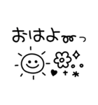 シンプルかわいい♡大人の線画スタンプ（個別スタンプ：12）