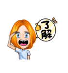 私の日常のスタンプ☆リアクション☆（個別スタンプ：1）