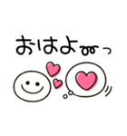 大人女子シンプル♡かわいいハートmix（個別スタンプ：16）