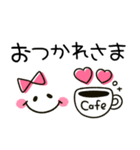 大人女子シンプル♡かわいいハートmix（個別スタンプ：24）