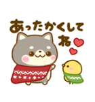 豆柴日和♡冬の毎日（個別スタンプ：6）
