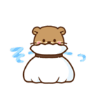 コツメカワウソ♡日常 冬ver（個別スタンプ：16）