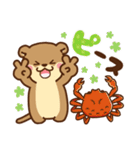 コツメカワウソ♡日常 冬ver（個別スタンプ：19）
