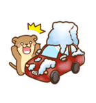 コツメカワウソ♡日常 冬ver（個別スタンプ：33）
