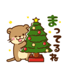 コツメカワウソ♡日常 冬ver（個別スタンプ：37）