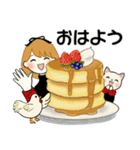 ふんわりリボンちゃん 12 ♡ 冬の思いやり（個別スタンプ：1）
