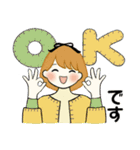 ふんわりリボンちゃん 12 ♡ 冬の思いやり（個別スタンプ：15）