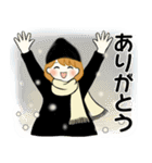 ふんわりリボンちゃん 12 ♡ 冬の思いやり（個別スタンプ：17）