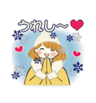 ふんわりリボンちゃん 12 ♡ 冬の思いやり（個別スタンプ：25）