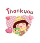 でぶりん「冬」（個別スタンプ：3）