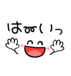 シンプルで毎日使える♡ハンドサイン（個別スタンプ：5）