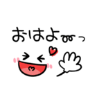 シンプルで毎日使える♡ハンドサイン（個別スタンプ：10）