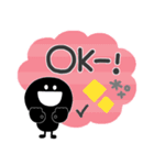 モノクロニコちゃん◎年末年始（再販）（個別スタンプ：30）