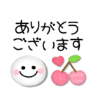 プックリ笑顔♡気持ち伝わるスマイル（個別スタンプ：15）