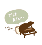 ピアノ＊可愛い＊ハリネズミ♡使える敬語（個別スタンプ：34）